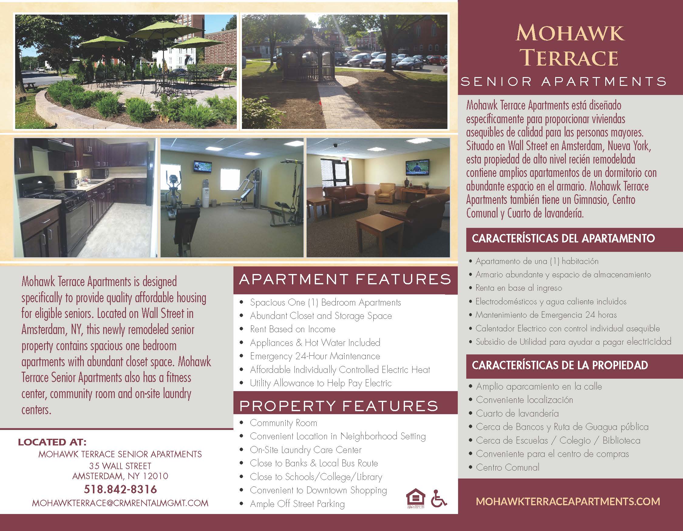 Mohawk Terrace Brochure Page 2 of 2