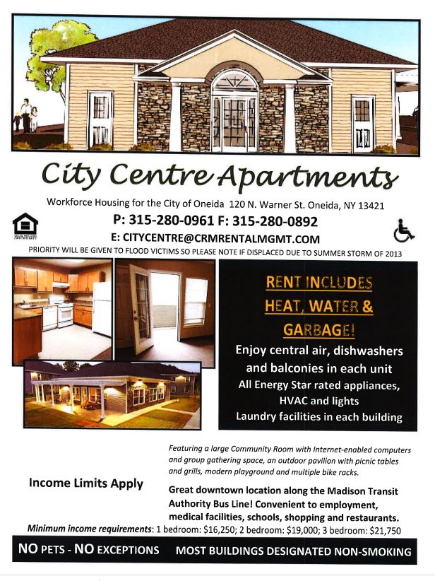 City Centre Apartments Information