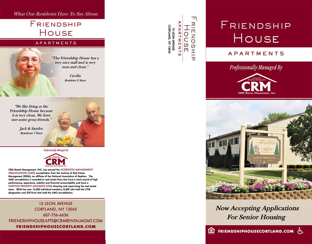 Friendship House Brochure Page 1 of 2
