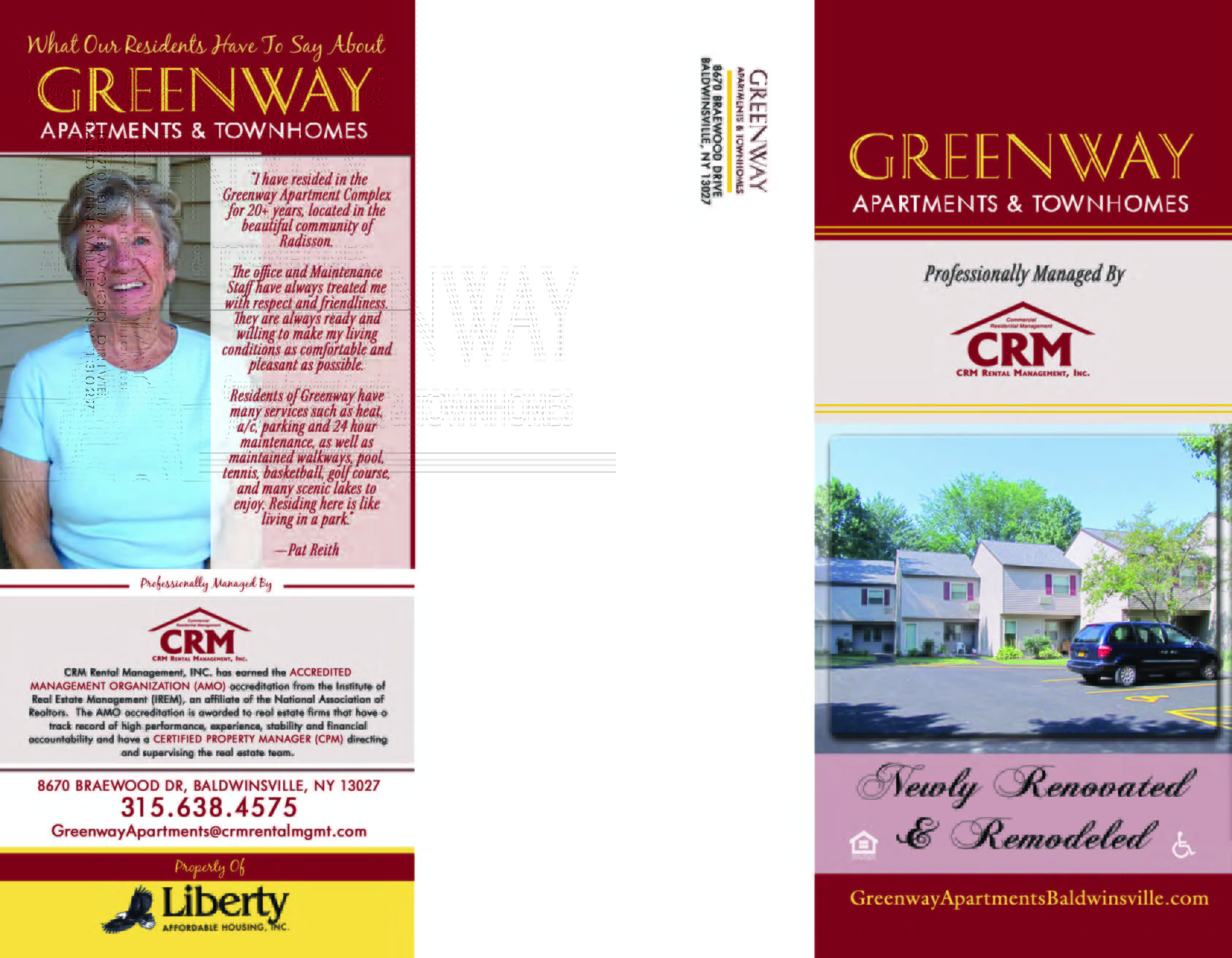 Greenway Brochure Page 1 of 2
