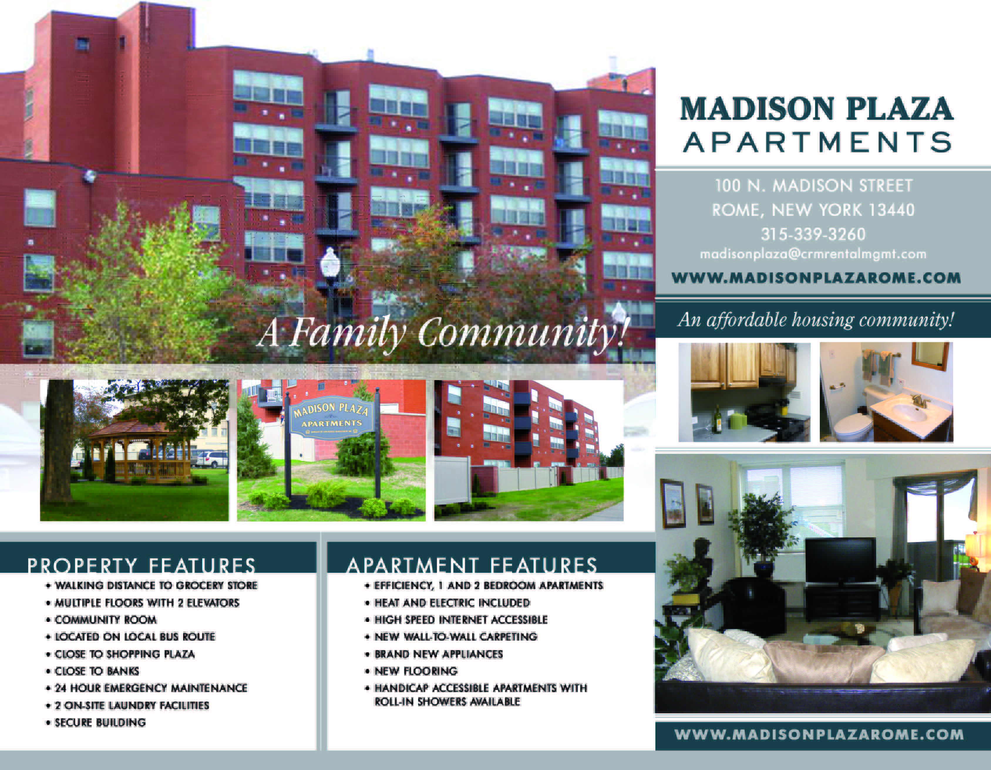 Madison Plaza Brochure Page 2 of 2