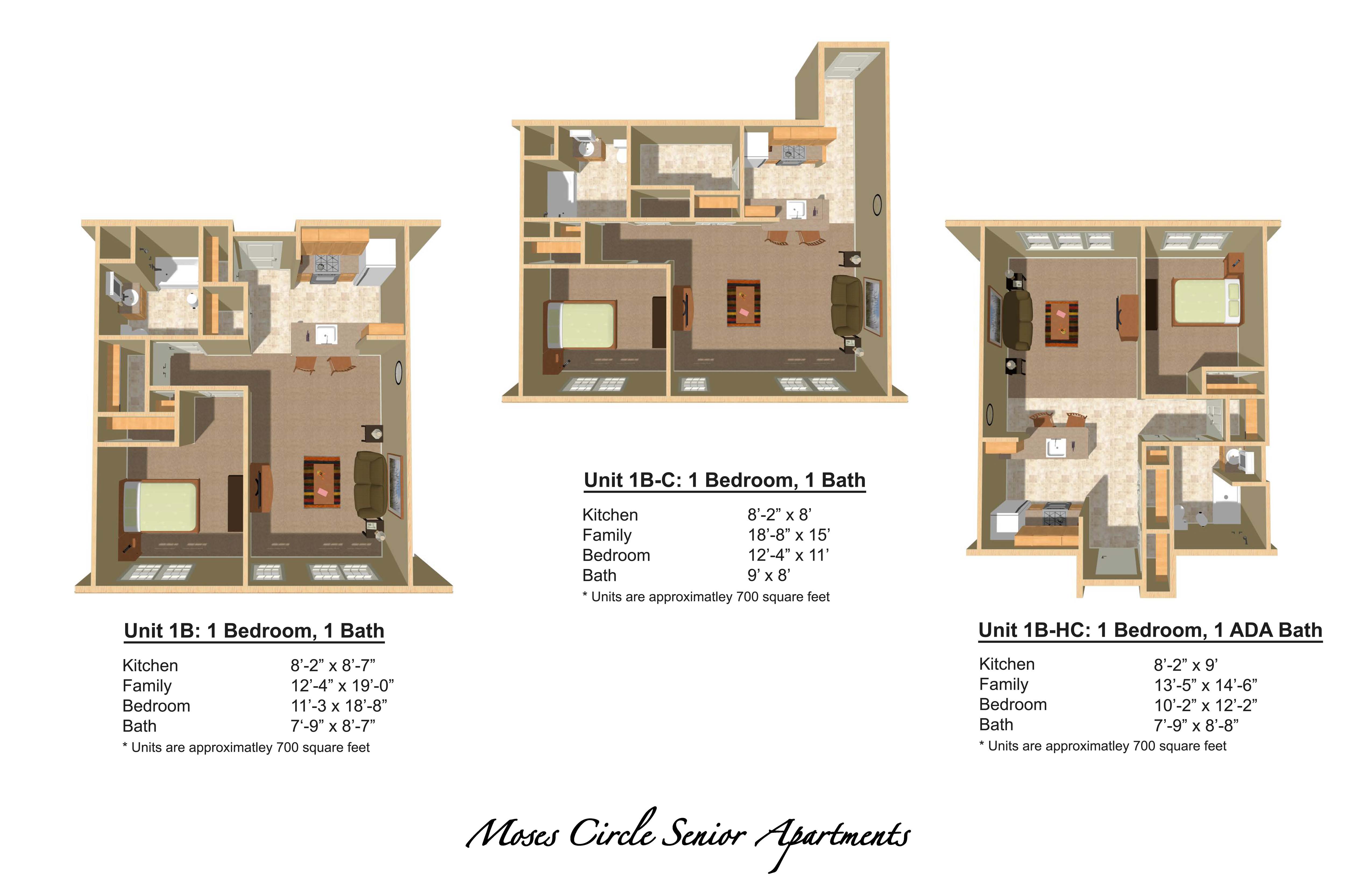 Moses Circle Floor Plans