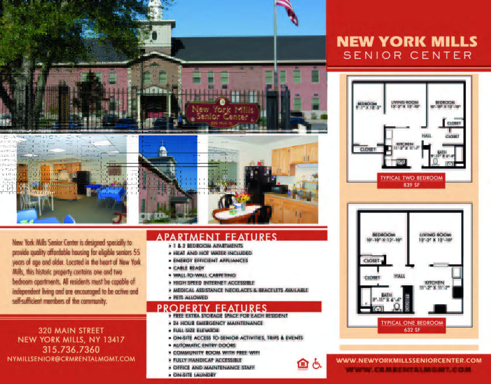 New York Mills Brochure Page 2 of 2